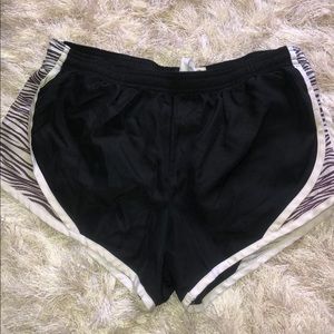 Zebra side sport shorts.